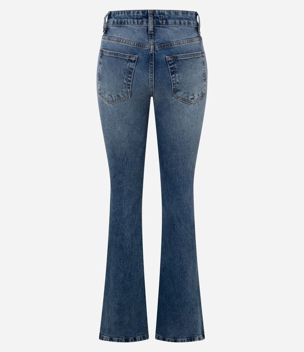 Pantalón Bootcut en Jeans con Cintura Baja 6