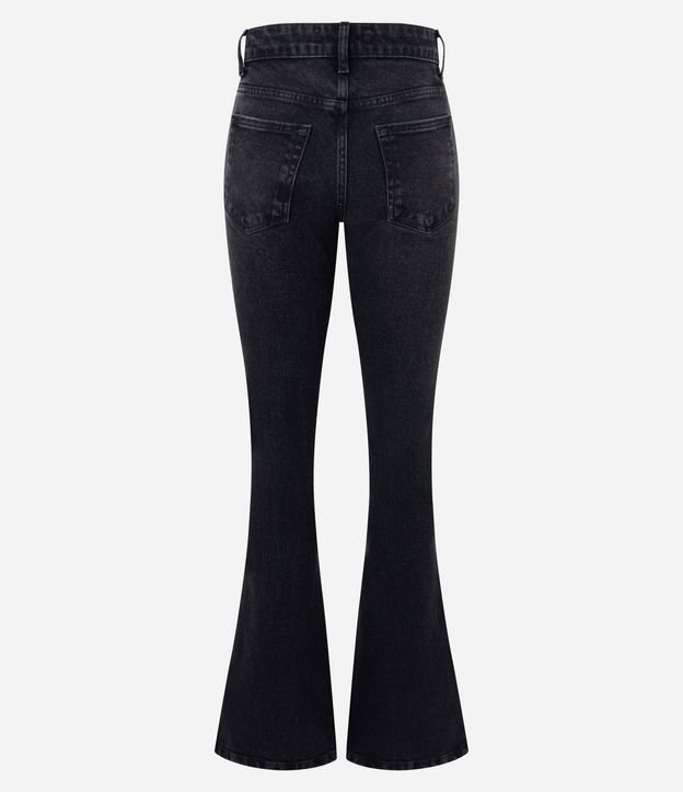 Pantalón Bootcut en Jeans con Cintura Baja 6