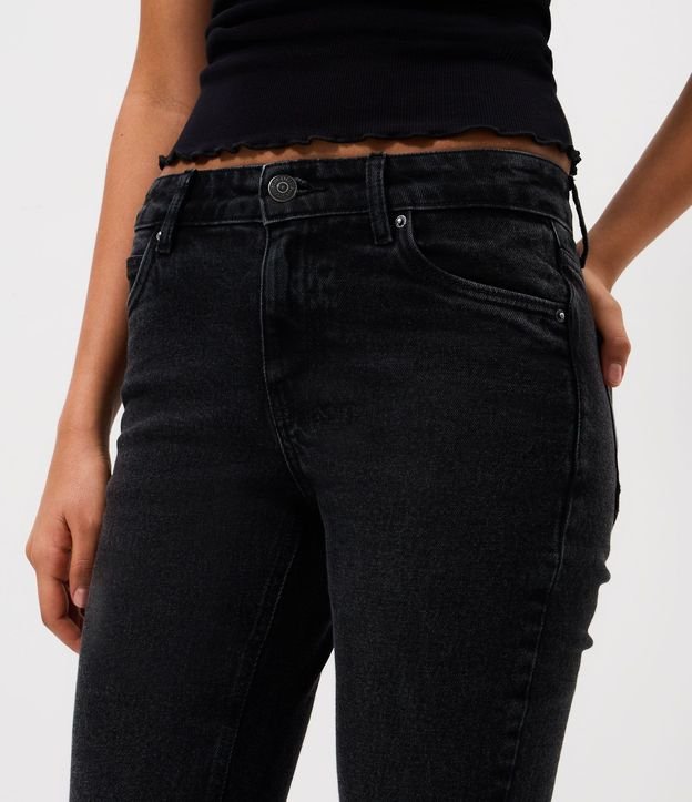 Pantalón Bootcut en Jeans con Cintura Baja 3