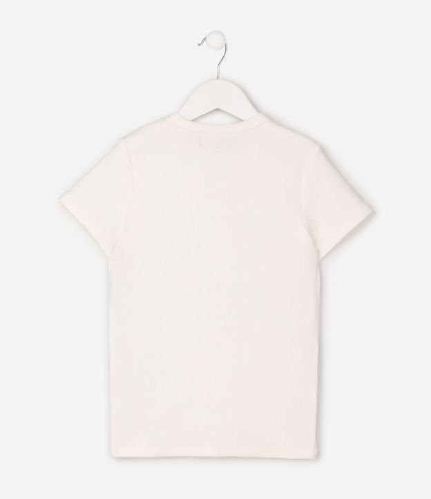 Remera Infantil en Algodón Floral con Bordados - Talle 5 a 16 años 4