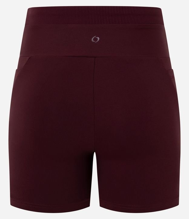 Bermuda Ajustada Deportiva con Cintura Texturizado y Bolsillo 7