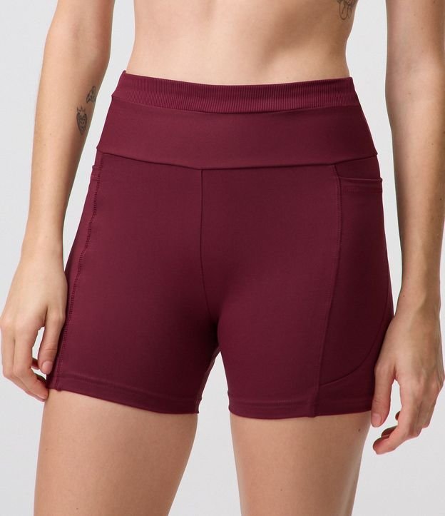Bermuda Ajustada Deportiva con Cintura Texturizado y Bolsillo 2