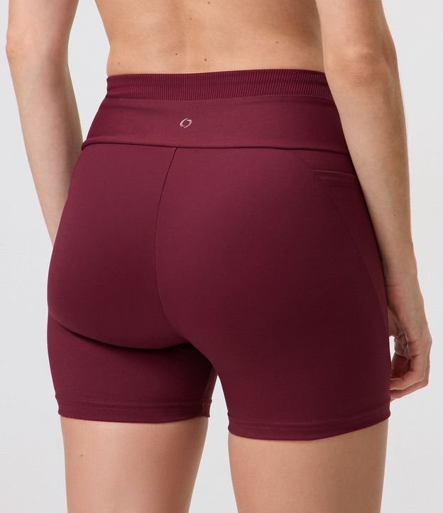 Bermuda Ajustada Deportiva con Cintura Texturizado y Bolsillo 4