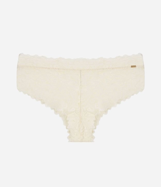 Bombacha Calzon en Encaje Floral con Transparencia 5