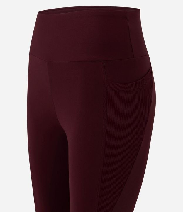 Pantalón Legging Deportiva en Microfibra con Bolsillo Canelado 6