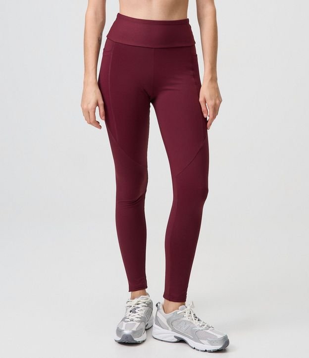 Pantalón Legging Deportiva en Microfibra con Bolsillo Canelado 2