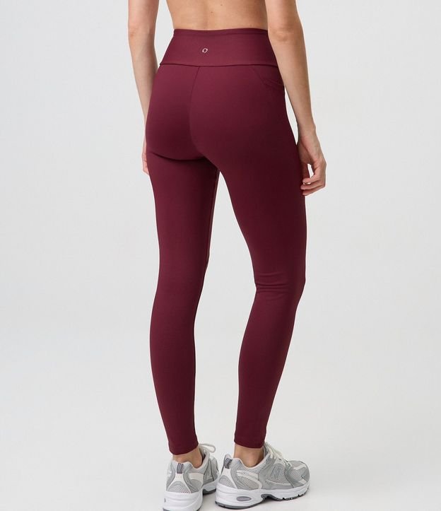 Pantalón Legging Deportiva en Microfibra con Bolsillo Canelado 4