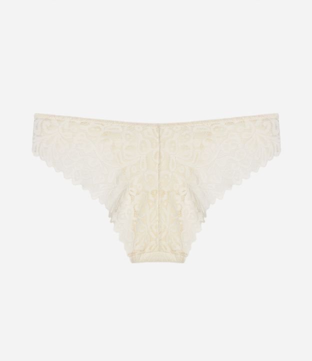 Bombacha Bikini en Encaje Floral con Transparencia 2
