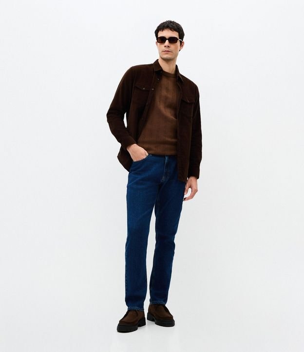 Pantalón de Jean Slim con Bolsillos Funcionales 1