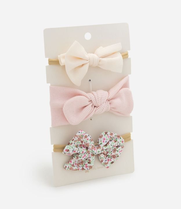 Kit 3 Cinta para el Pelo Infantil en Tricolina - Talle único
