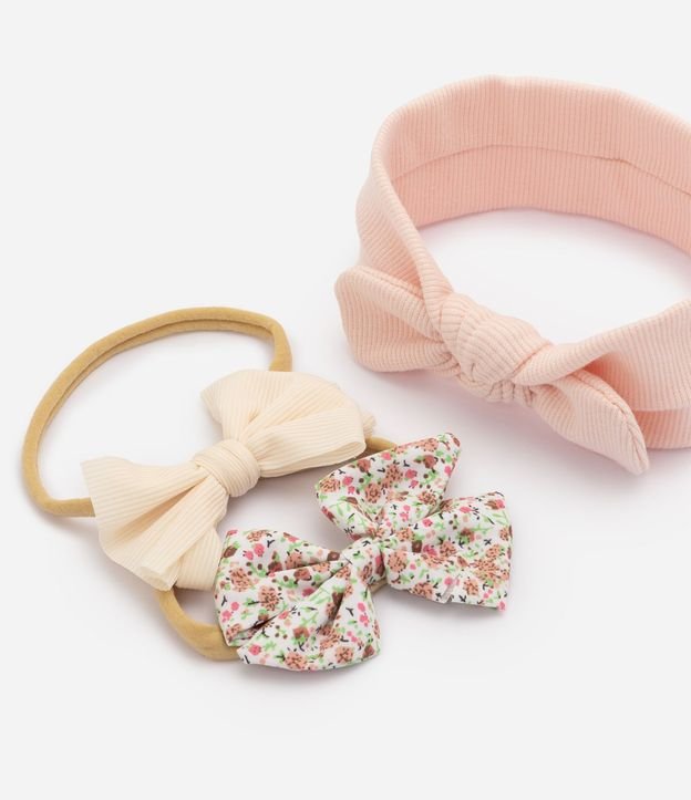 Kit 3 Cinta para el Pelo Infantil en Tricolina - Talle único 2