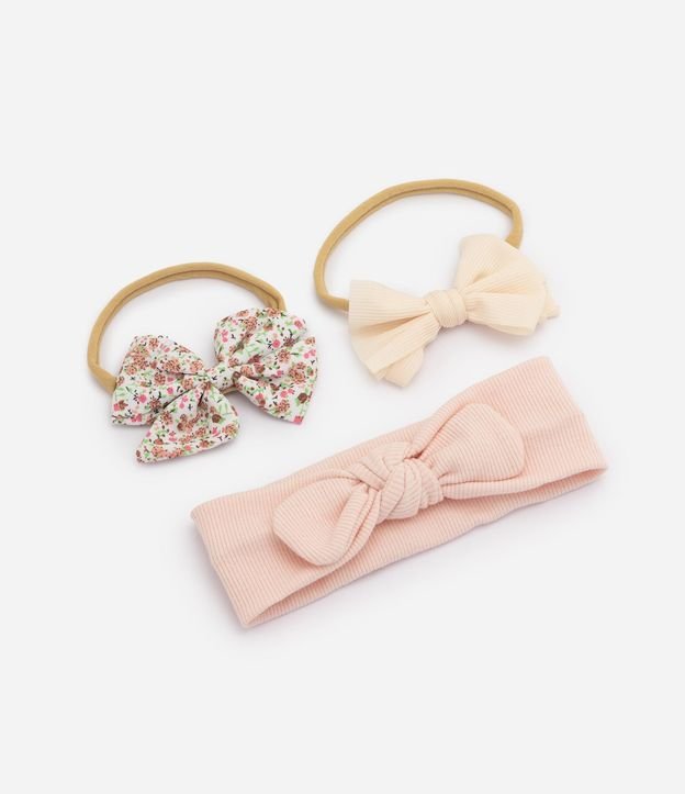 Kit 3 Cinta para el Pelo Infantil en Tricolina - Talle único 3