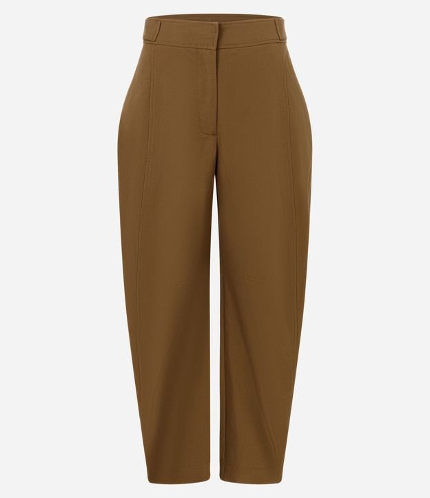 Pantalón Barrel Sastre con Detalle Ajustable en el Bajo 7