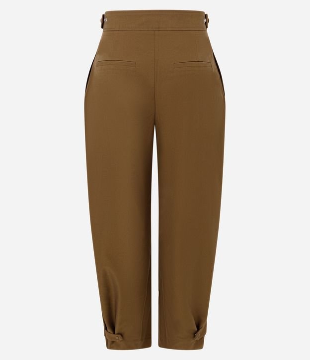 Pantalón Barrel Sastre con Detalle Ajustable en el Bajo 8