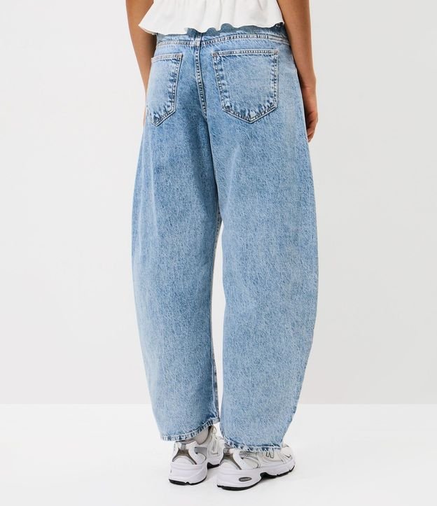 Pantalón Baggy Balloon en Jeans con Cintura Mediana 4