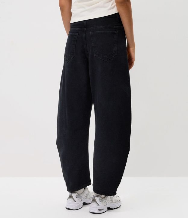 Pantalón Baggy Balloon en Jeans con Cintura Mediana 4