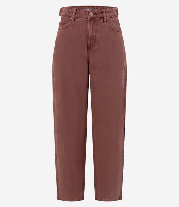 Pantalón Baggy en Sarga con Cintura Mediana Ajustable 5