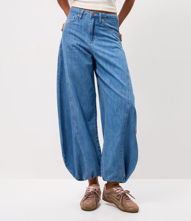 Pantalón Aladim en Jeans con Cintura Mediana 2