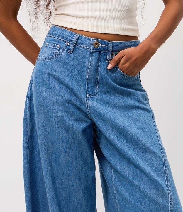 Pantalón Aladim en Jeans con Cintura Mediana 3
