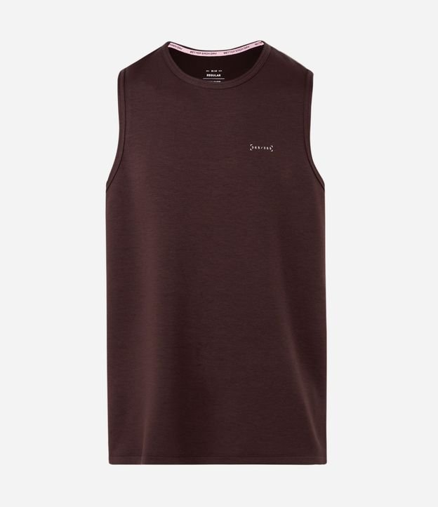 Musculosa Tecnologia Dry en Malla con Modal y Estampa Minimalista 5