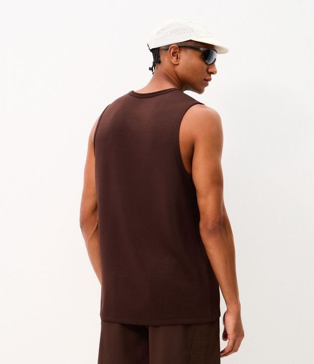 Musculosa Tecnologia Dry en Malla con Modal y Estampa Minimalista 3