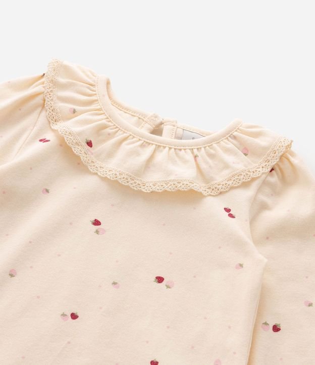 Conjunto Infantil en Terciopelo Coctel de Blusa y Short Pollera - Talle 0 a 18 Meses 5