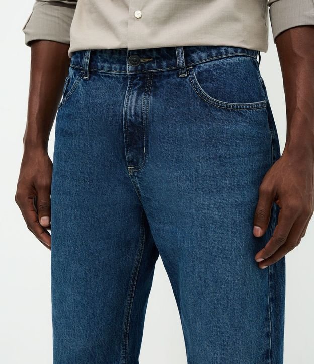 Pantalón de Jean Recto Oscuro 3