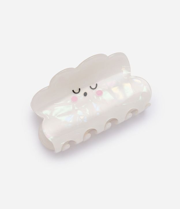 Pinza para el Pelo en Plástico con Formato de Nube