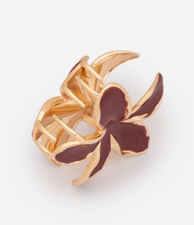 Pinza para el Pelo en Metal Formato Flor Esmaltada 2