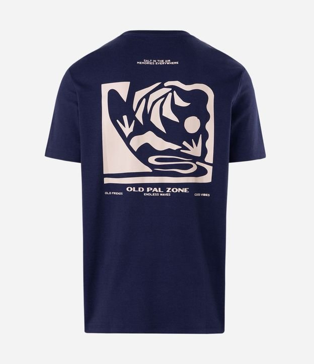 Remera Comfort Old Pal Zone Estampa Abstracta Suedine 6