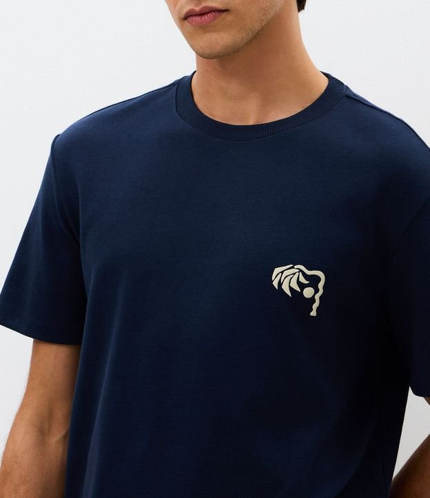 Remera Comfort Old Pal Zone Estampa Abstracta Suedine 3