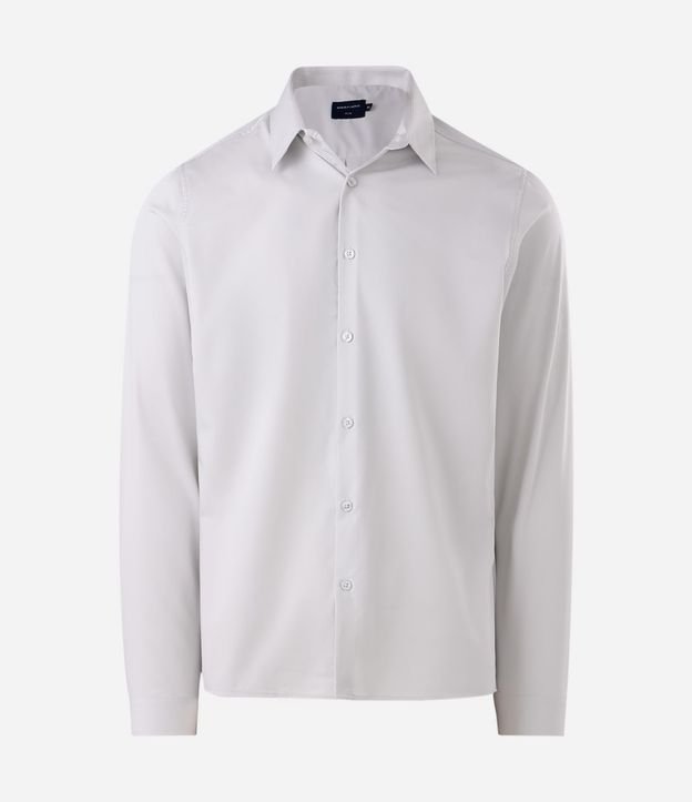 Camisa Slim en Tejido de Bambú Básica 5