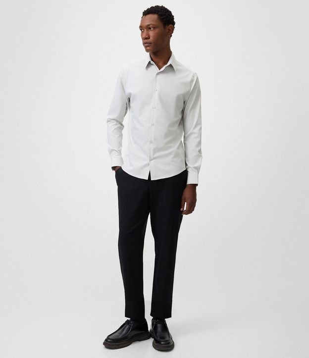 Camisa Slim en Tejido de Bambú Básica 2
