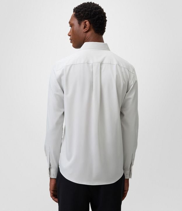 Camisa Slim en Tejido de Bambú Básica 3