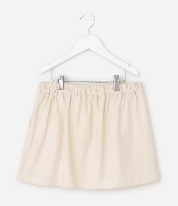 Short Pollera Liso con Pliegues - Talle 5 a 16 años 3