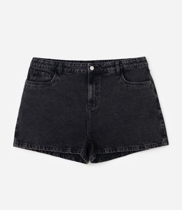 Short Jeans Mom Marmorizado Curve & Plus Size 6