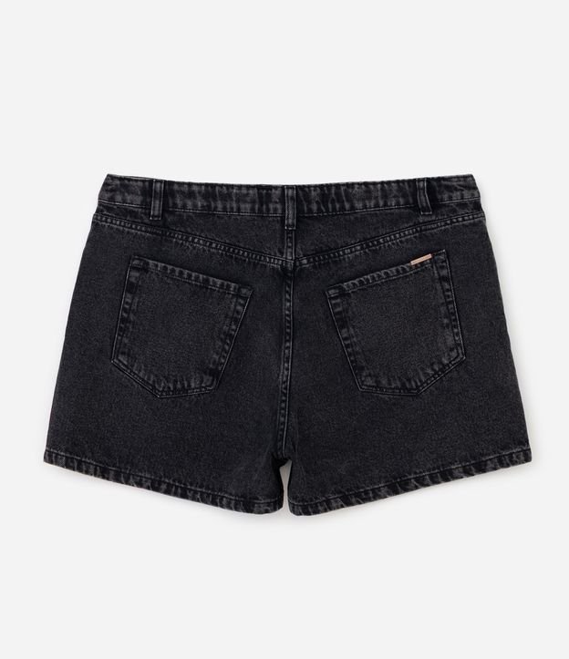 Short Jeans Mom Marmorizado Curve & Plus Size 7