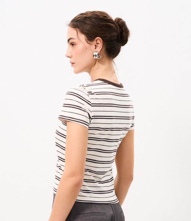 Blusa Rayada en Algodón 4