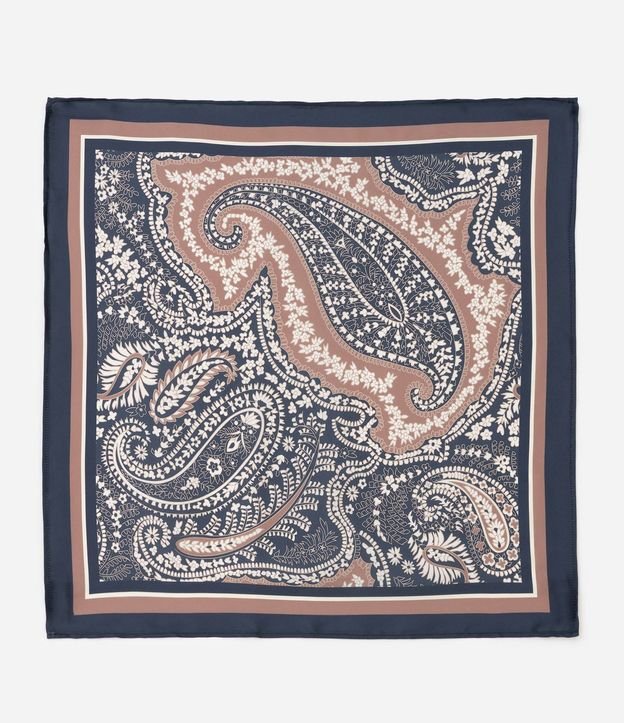 Pañuelo en Chiffon con Estampa de Paisley 2