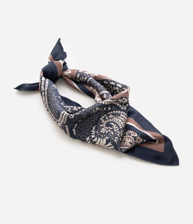 Pañuelo en Chiffon con Estampa de Paisley 3
