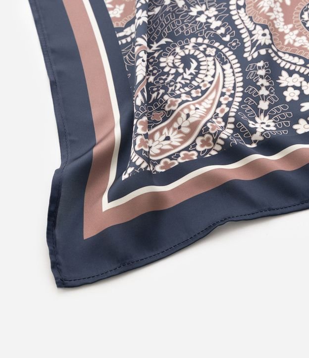 Pañuelo en Chiffon con Estampa de Paisley 4
