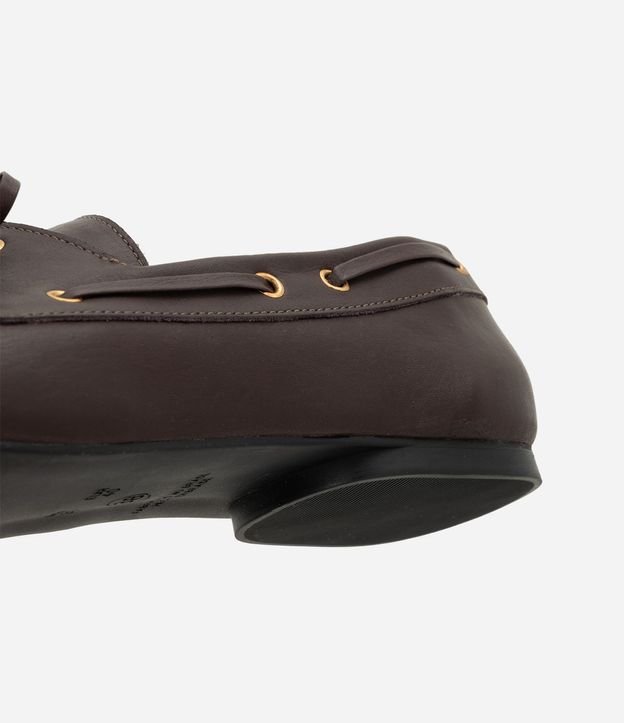 Mocasín Dockside en Cuero con Lazo Delantero 3