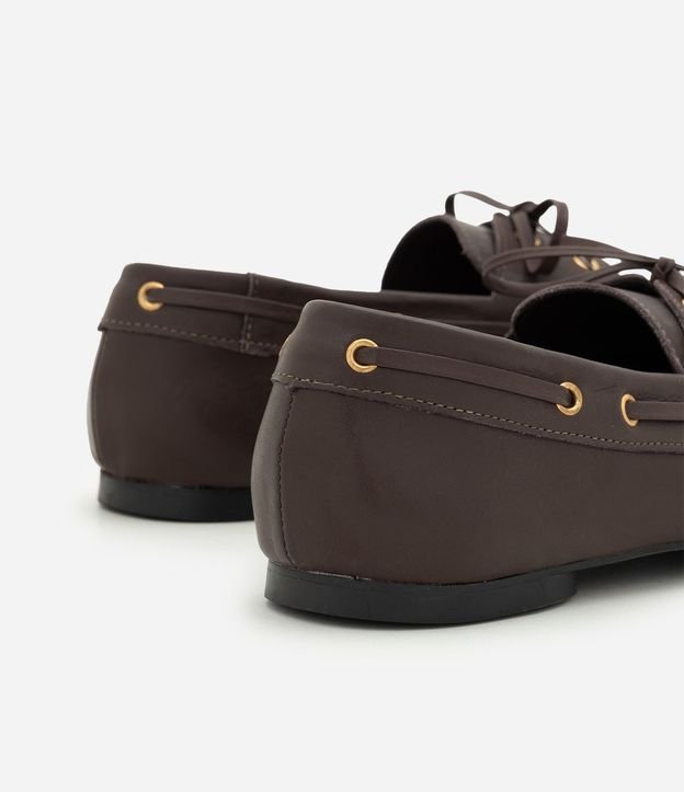 Mocasín Dockside en Cuero con Lazo Delantero 4
