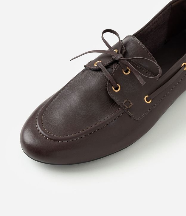 Mocasín Dockside en Cuero con Lazo Delantero 5