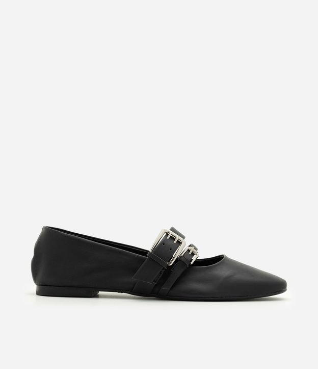 Zapatilla en Cuero con Tiras Ajustables