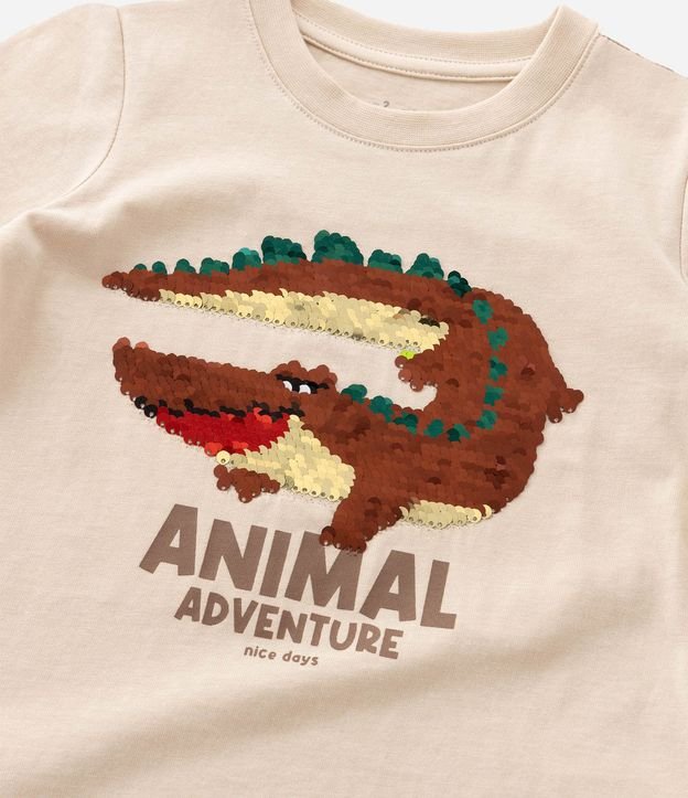 Remera Infantil en Algodón Lentejuela  - Talle 1 a 6 años 5