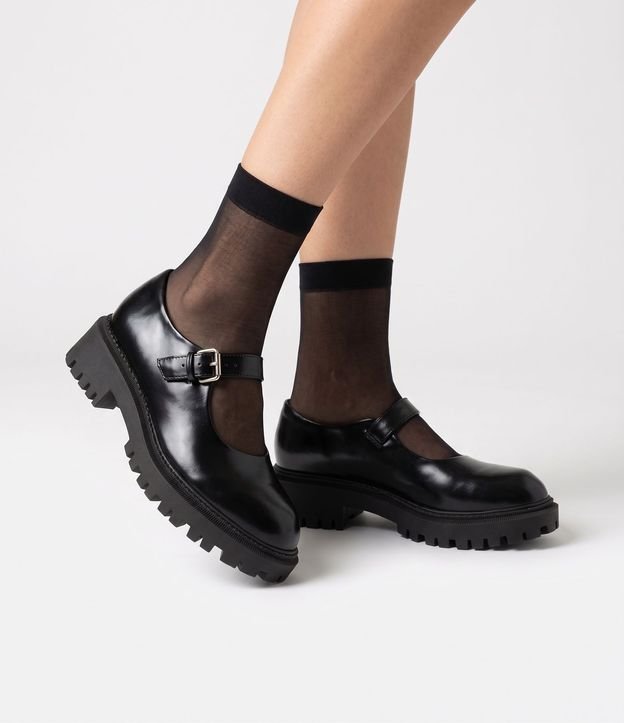 Zapato Mary Jane en PU con Suela track 2