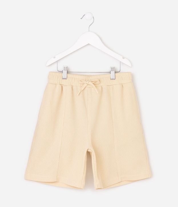 Bermuda Infantil Texturizado con Bolsillo - Talle 5 a 14 años 3