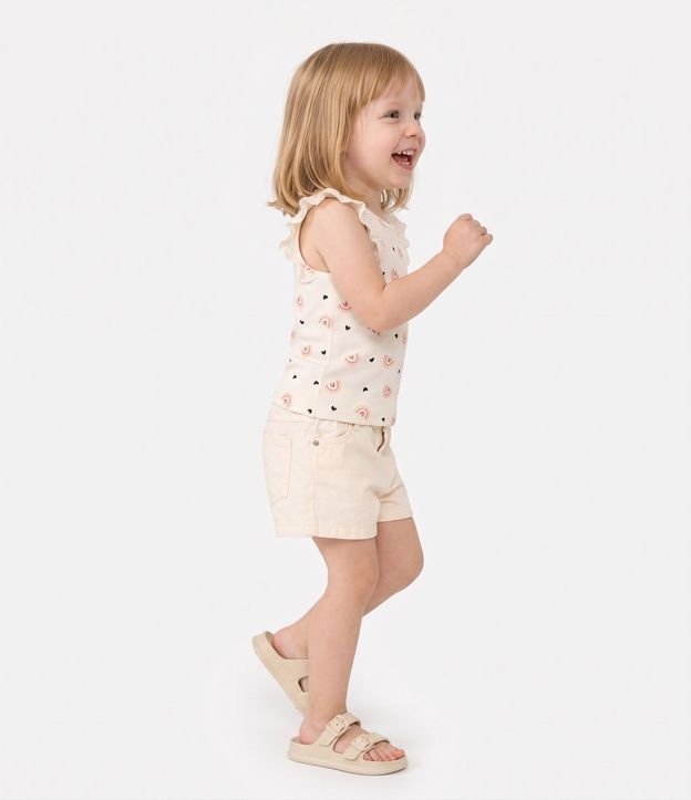 Blusa Infantil en Rib -Talle 1 a 6 años 2