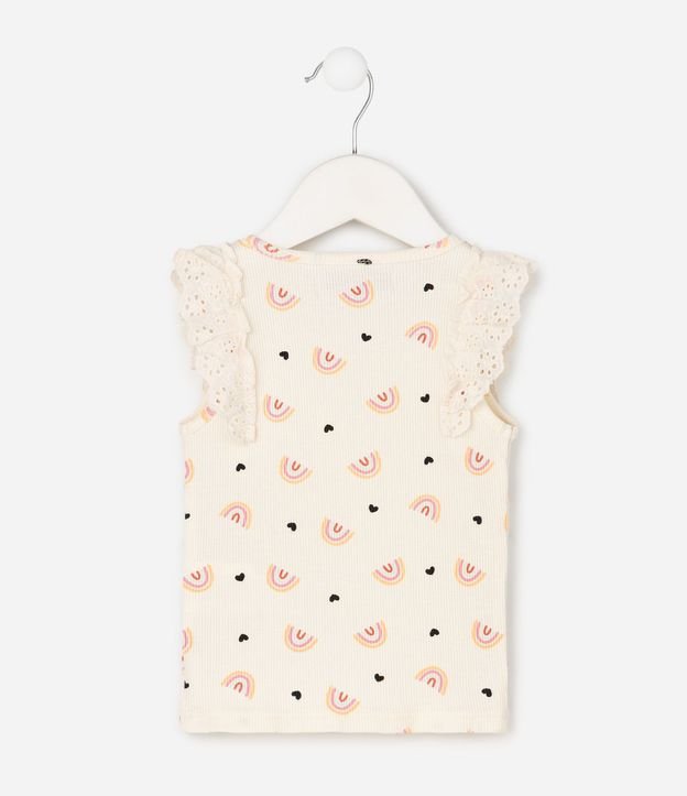 Blusa Infantil en Rib -Talle 1 a 6 años 2